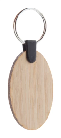 Bambry bamboo keyring, oval - natural (NAD-AP718370-B)