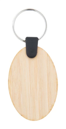 Bambry bamboo keyring, oval - natural (NAD-AP718370-B)