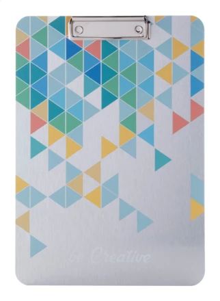 Aloopy personalizowana podkładka na dokumenty A4 - srebrny (NAD-AP718904)