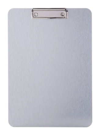 Aloopy personalizowana podkładka na dokumenty A4 - srebrny (NAD-AP718904)