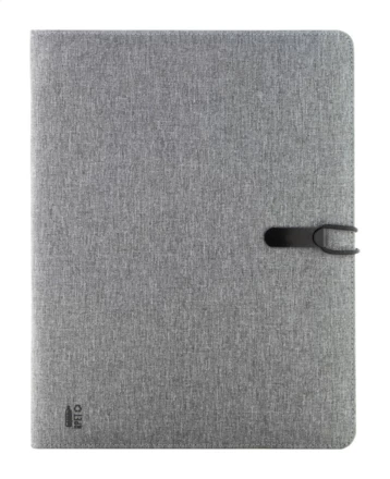 Dennis folder z RPET - popielaty (NAD-AP721881-77)