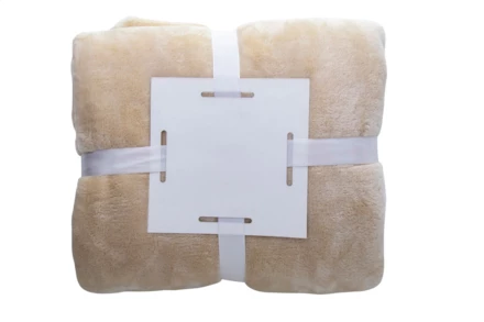 Espoo koc flanelowy - beżowy (NAD-AP861007-00)