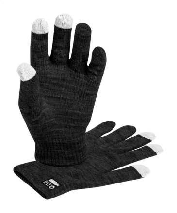 Retap rękawiczki RPET do ekranów dotykowych - czarny (NAD-AP721929-10)