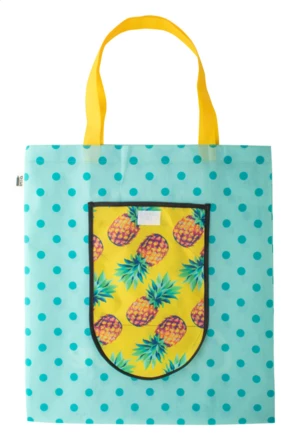 SuboShop Fold B RPET personalizowana torba na zakupy - czarny (NAD-AP716427-10)