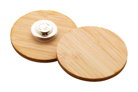 BooBadge bambusowa przypinka/pins - naturalny (NAD-AP716415-A)