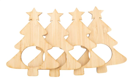 Julmiddag zestaw pierścieni na serwetki - naturalny (NAD-AP716448)