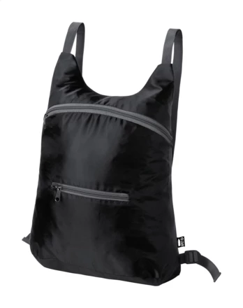Lirox faltbarer RPET-Rucksack - schwarz (NAD-AP722265-10)