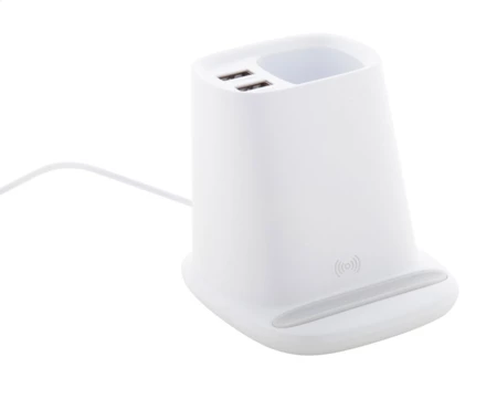 Multicharge Multifunktionaler Stifteköcher - weiß (NAD-AP810469-01)