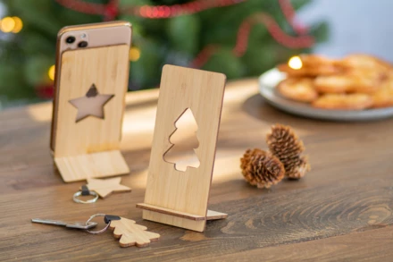 Fjerny świąteczny brelok - naturalny (NAD-AP716504-A)