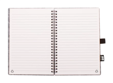 Felbook A5 notes RPET - szary (NAD-AP800510-77)