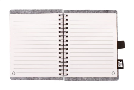 Felbook A6 RPET-Notizbuch - grau (NAD-AP800511-77)