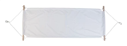 Mayaba personalizowany leżak RPET - biały (NAD-AP716644)