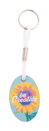 Woody Plus B custom keyring - white (NAD-AP716559-01)