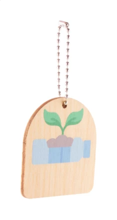 EcoRing Schlüsselanhänger, Pflänzchen - natur (NAD-AP716563-B)