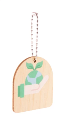 EcoRing brelok, Ziemia - naturalny (NAD-AP716563-C)