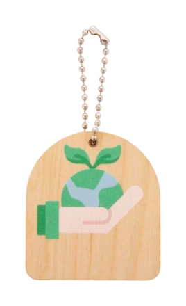 EcoRing brelok, Ziemia - naturalny (NAD-AP716563-C)