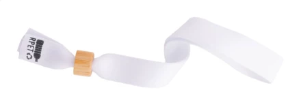 SuboWrist Eco personalizowana opaska festiwalowa RPET - naturalny (NAD-AP716621)