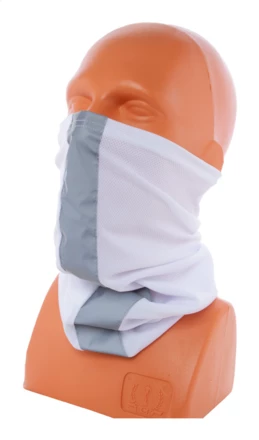 CreaScarf Reflect custom reflective multipurpose scarf - white (NAD-AP716571)