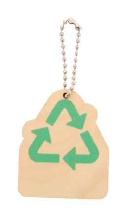 EcoRing brelok, recykling - naturalny (NAD-AP716563-D)