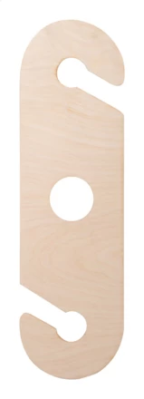 Winohold personalizowany uchwyt na kieliszki do wina - naturalny (NAD-AP716658)