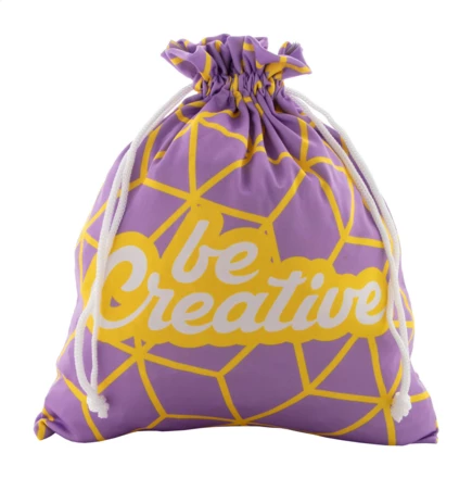 SuboGift L duża personalizowana torebka/woreczek na prezent - biały (NAD-AP716670-01)