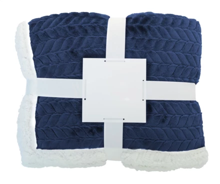 Foglio koc RPET - ciemno niebieski (NAD-AP861009-06A)