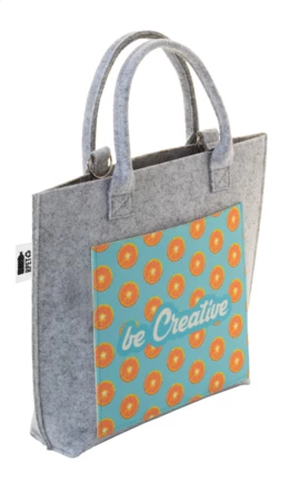 CreaFelt Cross personalizowana torba na ramię RPET - biały (NAD-AP716686)