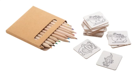 Coloxmor Weihnachts-Memoryspiel zum Ausmalen - natur (NAD-AP716691)