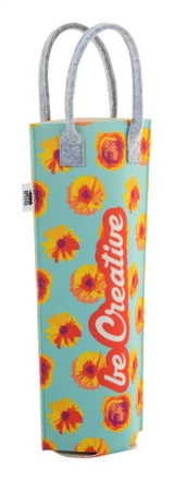CreaFelt Vino personalizowana torba na wino RPET - biały (NAD-AP716692)
