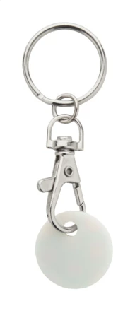 ColoShop trolley coin keyring - white (NAD-AP716751)