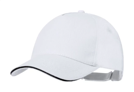 Aaron RPET baseball cap - white (NAD-AP733935-01)