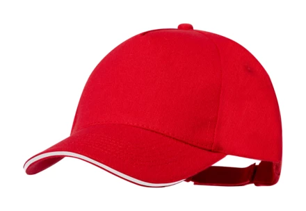 Aaron RPET baseball cap - red (NAD-AP733935-05)