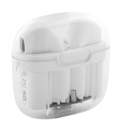 Trance Przezroczyste słuchawki bezprzewodowe RABS - biały (NAD-AP864031-01)