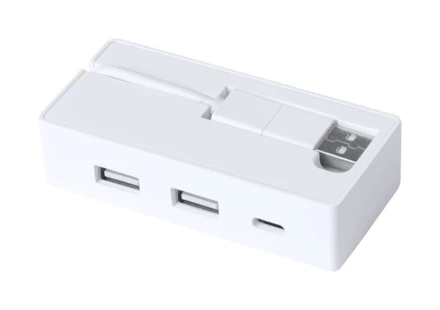 Bilkon hub USB RABS - biały (NAD-AP733952-01)