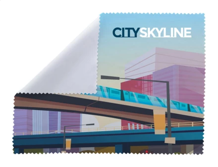 Dioptry XL RPET ściereczka do okularów - biały (NAD-AP874029-01)