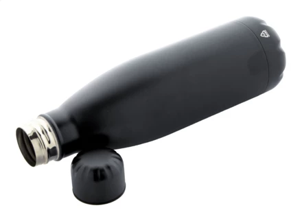 Refill butelka ze stali nierdzewnej z recyklingu - czarny (NAD-AP808117-10)