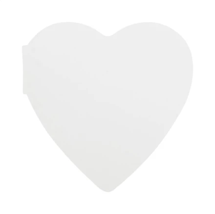 CreaStick Heart personalizowany notatnik z kartkami samoprzylepnymi - biały (NAD-AP716759)