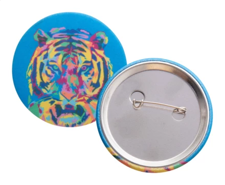 PinBadge RPET Maxi pin / przypinka - biały (NAD-AP716725)