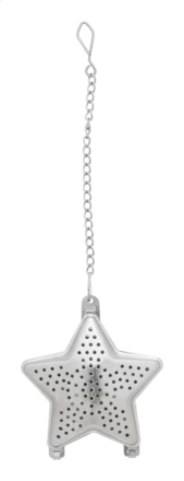 Suodatee świąteczny zaparzacz, gwiazda - srebrny (NAD-AP845191-A)