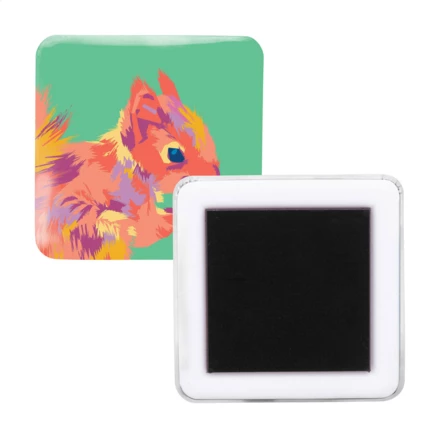 MagBadge Square magnes na lodówkę - biały (NAD-AP716811)