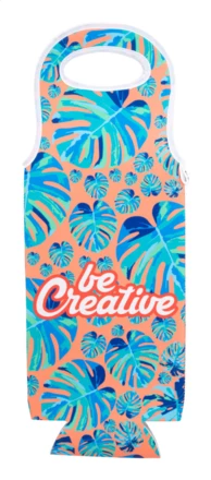 VinoBag personalizowana torba RPET na wino - biały (NAD-AP716786-01)