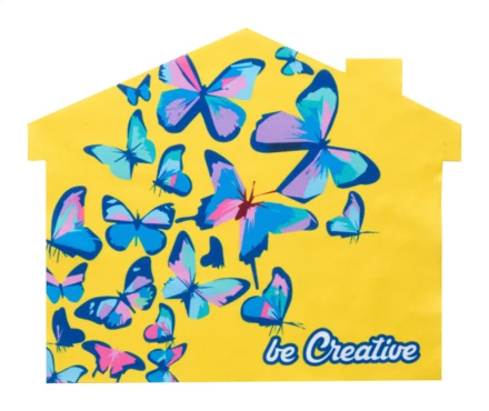 CreaClean RPET personalizowana ściereczka do okularów - biały (NAD-AP716778-C)