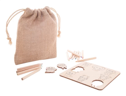 Matchmor gra polegająca na kolorowaniu i dopasowywaniu kształtów - naturalny (NAD-AP716804)