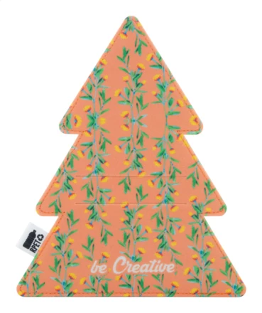 CreaFelt Cutlery Xmas personalizowany uchwyt RPET na sztućce - szary (NAD-AP716775)