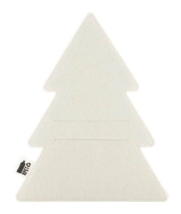 CreaFelt Cutlery Xmas personalizowany uchwyt RPET na sztućce - szary (NAD-AP716775)