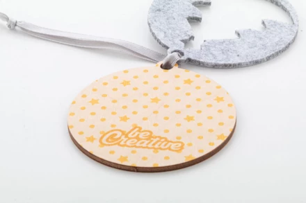 CreaFelt Tree ozdoba choinkowa - szary (NAD-AP716791-A)