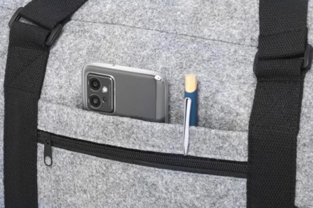 Refelt Travel Torba sportowa z filcu RPET - szary (NAD-AP800574-77)