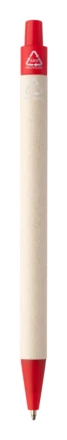 Relact Scrib długopis z kartonów po mleku - czerwony (NAD-AP809627-05)
