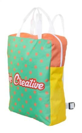 SuboBag Slimback personalizowany plecak na laptopa RPET - biały (NAD-AP716831-01)