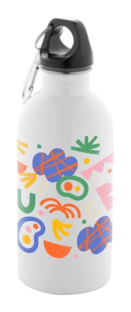 Pressuto butelka z ze stali nierdzewnej z recyklingu - biały (NAD-AP808230-01)